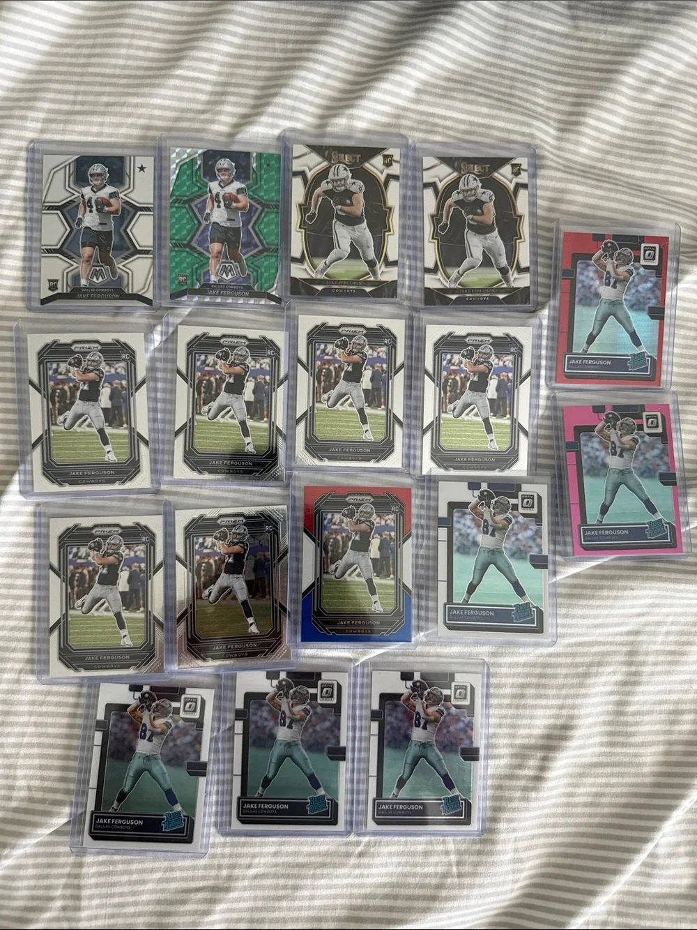 Jake Ferguson Football Card Collection - Assorted Colors